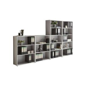 MID.YOU REGÁL NA DOKUMENTY, šedá, 337, 6/185, 6/33 cm obraz