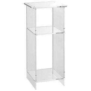 ODKLÁDACÍ STOLEK, čiré, plast, 33/31/72 cm obraz