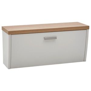 Dieter Knoll ZÁVĚSNÁ SKŘÍŇKA, divoký dub, bílá, barvy dubu, obraz