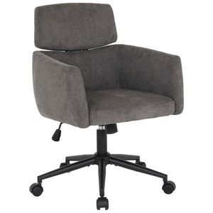 MID.YOU OTOČNÁ ŽIDLE, mikrovlákno, šedá obraz