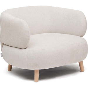 Béžové žinylkové křeslo Luisa – Kave Home obraz