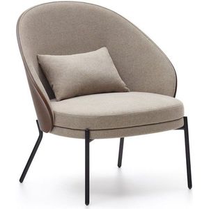 Světle hnědé křeslo Eamy – Kave Home obraz