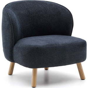 Žinylkové křeslo šedomodré Ulit – Kave Home obraz