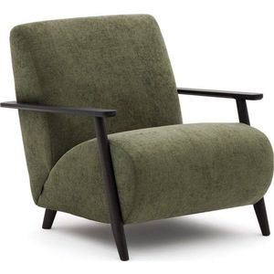 Zelené žinylkové křeslo Meghan – Kave Home obraz