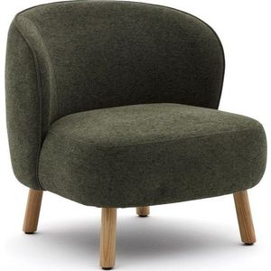 Zelené žinylkové křeslo Ulit – Kave Home obraz