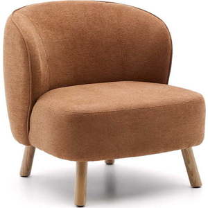 Žinylkové křeslo v terakotové barvě Ulit – Kave Home obraz