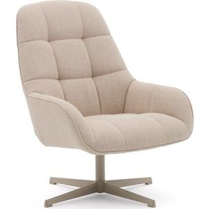 Béžové otočné křeslo Jaspe – Kave Home obraz