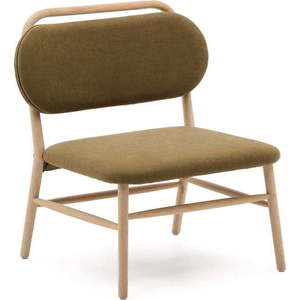 Zelené žinylkové křeslo Helda – Kave Home obraz