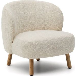 Krémové křeslo z textilie bouclé Ulit – Kave Home obraz