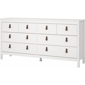 Bílá nízká komoda 159x80 cm Madrid – Tvilum obraz