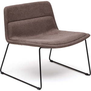 Hnědé křeslo Zahara – Kave Home obraz