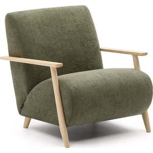 Zelené žinylkové křeslo Meghan – Kave Home obraz