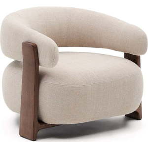 Béžové žinylkové křeslo Granite – Kave Home obraz