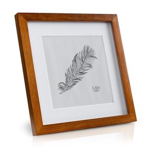 Casa Chic Bristol, rám na obrázky, sklo, 25 x 25 cm s paspartou, pravé dřevo obraz