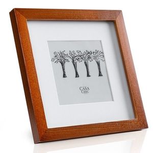 Casa Chic Bristol, rám na obrázky, sklo, 20 x 20 cm s paspartou, pravé dřevo obraz