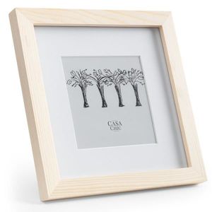 Casa Chic York, obrazový rám, štvorcový, 20 × 20 cm fotky, pasparta, sklo obraz