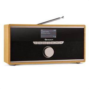 Auna Weimar DAB-rádio, internetové rádio, bluetooth, DAB +, FM, budík, přenosné obraz