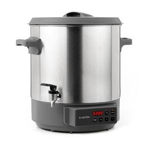 Klarstein Lady Marmelade, zavařovací automat, zásobník na nápoje, 27 l, 100 °C, 12 h, ušlechtilá ocel obraz
