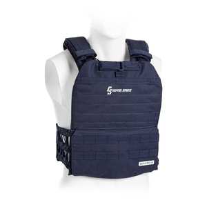 Capital Sports Battlevest 2.0, zátěžová vesta, 2x 8, 75 lbs (4, 0 kg) závaží, modrá obraz