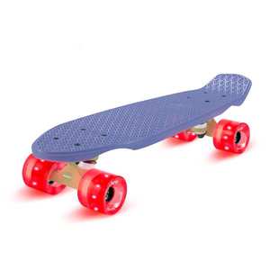 Fun pro Mini Cruiser, skateboard, trickboard, PP board, 100 kg, LED kolečka, PU tvrdost 88A obraz