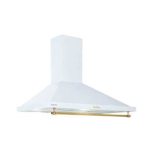 Klarstein Montblanc 90, digestoř, 90 cm, nástěnná, 610m³/h, LED, lišta, bílá obraz