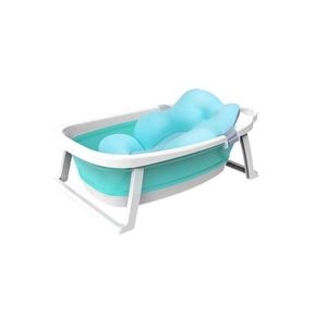 Babify Skládací dětská vanička s polštářem, pro novorozence a batolata, bez BPA, pro dívky a chlapce do 0-3 let obraz