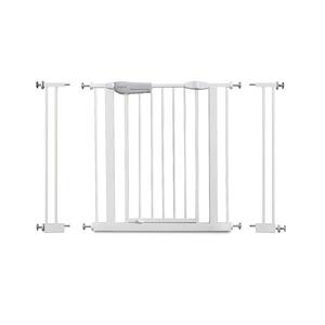 Babify Bezpečnostní zábrana pro děti, bílá, univerzální od 65 do 95 cm, se 2 nástavci a sadou zábradlí obraz