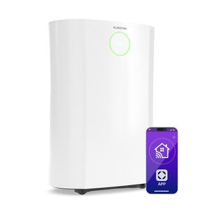 Klarstein DryFy ProConnect 16L odvlhčovač vzduchu, 16 l/den, 18 m², WiFi, Aplikace, LED indikátor, 24-hodinový časovač obraz