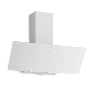 Klarstein Laurel šikmá digestoř | režim odsávání vzduchu a recirkulace | bezpečnostní sklo | 417 m³/h | 90 cm obraz