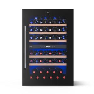 Klarstein Illuminosa vestavná vinotéka | Dualzone | UV ochrana | 143 l | 57 lahví | 60 cm obraz