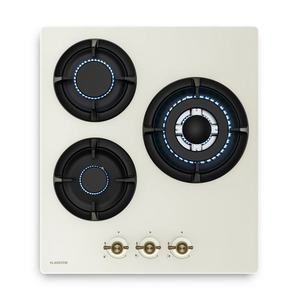 Klarstein Victoria plynová varná deska | 3 hliníkové hořáky | kompatibilní se zemním plynem a LPG | 6050 W | 45 cm obraz