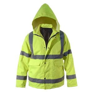 Compass bunda s kapucí reflexní Safety 01771 žlutá obraz