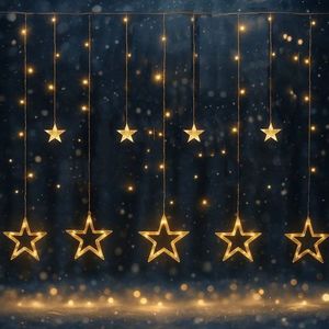 VOLTRONIC® 59573 Vánoční dekorace - svítící hvězdy - 150 LED teple bílá obraz