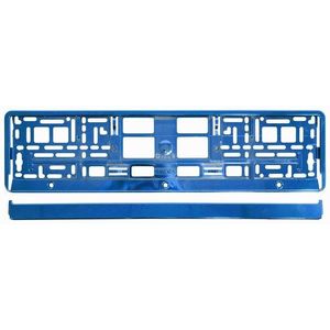 Compass • Podložka pod SPZ BLUE metallic obraz