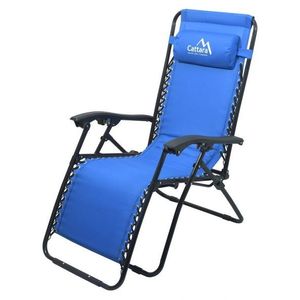 Cattara LIVORNO Křeslo kempingové polohovací modré obraz