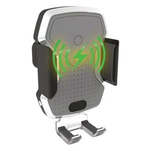 Compass Držák telefonu LUKE-X bezdrátové nabíjení 10W silver 06301 obraz