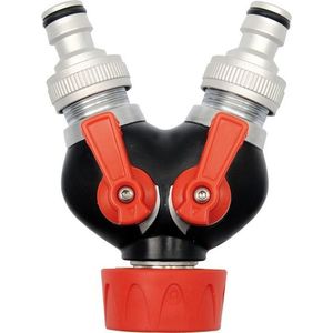 Rychlospojka hadicová třístranná s 2 uzávěry, ABS-ALU obraz