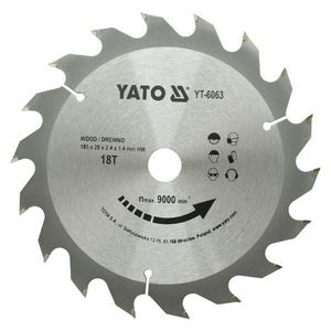 Kotouč na dřevo 185 x 20 mm 18z obraz