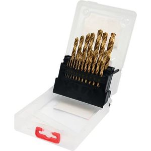 Sada vrtáků do železa HSS-TiN 19ks 1-10mm obraz