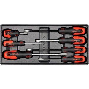 Vložka do zásuvky - šroubováky ploché 7ks obraz