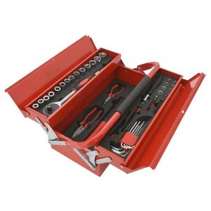 Compass 88449 Compass Skříňka nářadí Metal box, 63 dílů obraz