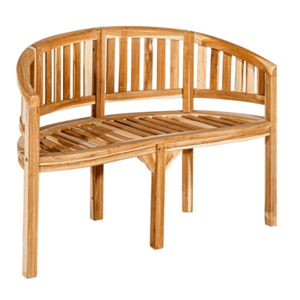 Zahradní teaková lavice, 2místná, neošetřená, 120 cm obraz