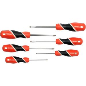 Sada šroubováků 6ks, - 3-6mm, + PH0-PH2 obraz