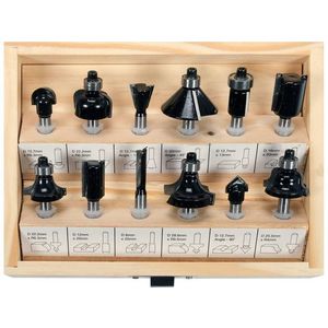 Sada fréz vidiových do dřeva, 12 ks obraz