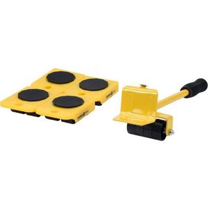 Sada podložek s kolečky, nosnost 150 kg, 5 ks obraz