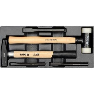 Vložka do zásuvky na kladiva, dláta a sekáče, 5 ks obraz