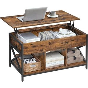 Multifunkční konferenční stolek, výklopný, 100×50×62 cm obraz