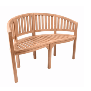 Zahradní teaková lavice, 2místná, ošetřené, 120 cm obraz