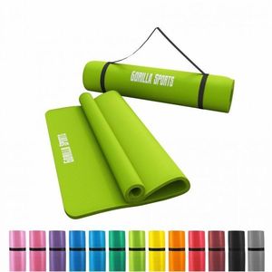 Gorilla Sports Podložka na jógu, 190 x 100 cm, světle zelená obraz