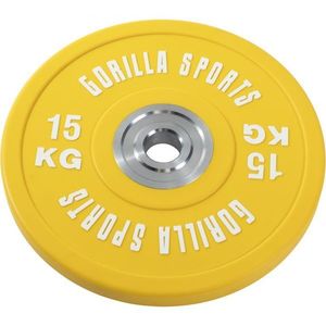 Gorilla Sports Zátěžový kotouč, pogumovaný, 15 KG obraz